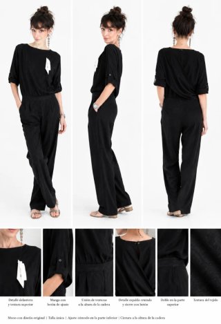 Mono Hugo Boss Negro Talla M