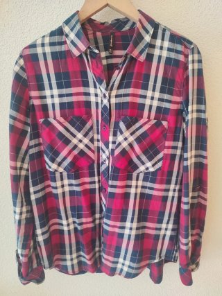Camisa cuadros de Stradivarius