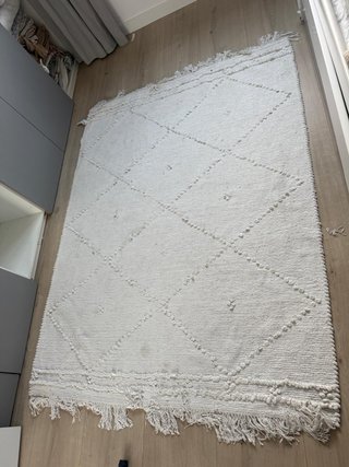 Alfombra Zara Home Blanca