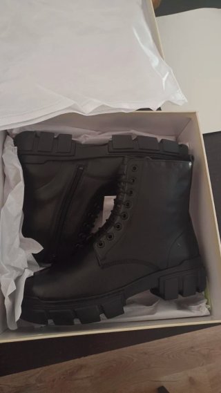Botas Holg Mujer Talla 41.5 Negras
