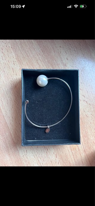 Pulsera Lotus Plata Perla