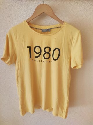Camiseta B.Young 1980 California amarilla