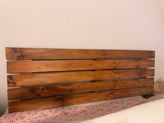 Cabecero de Madera Rústico para cama 135