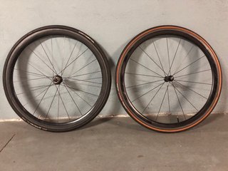 Ruedas tubulares Carbono CBK Carretera