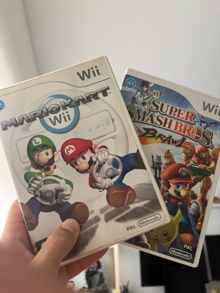 Pack 2 Juegos Wii: Mario Kart y Smash Bros - 🇪🇸