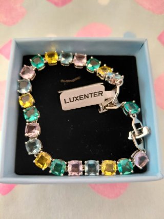 Pulsera Luxenter Plata Circonita Multicolor