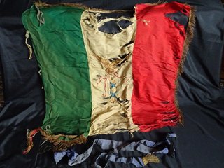 BANDIERA ITALIANA 2°GUERRA CON FASCIO LITTORIO E A