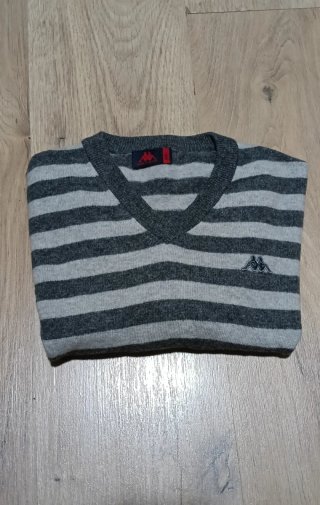 Jersey Robe di Kappa Talla S Gris Rayas Coderas