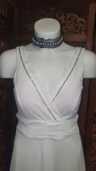 Vestido de fiesta reutilizado para Hallowen