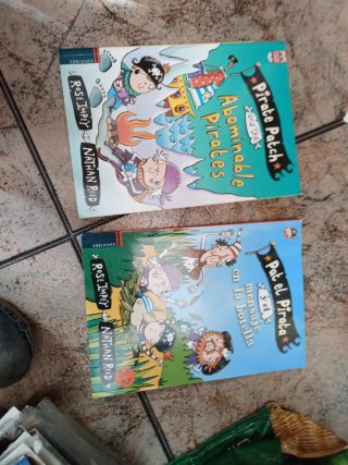 2 libros de pat el pirata