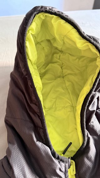 Chaqueta MA-TRIX reversible gris y verde hombre