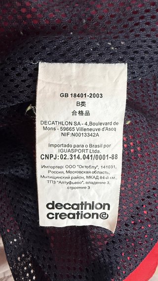 Chaqueta Impermeable Tribord Roja