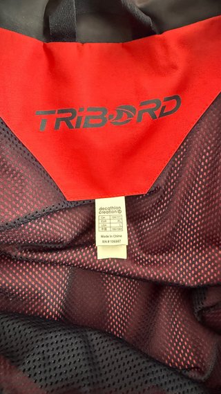 Chaqueta Impermeable Tribord Roja