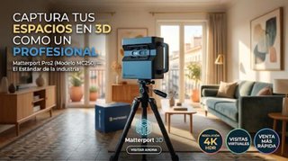 Cámara 3D Matterport Pro2 (MC250) + mochila