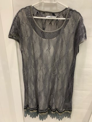 Vestido Mercedes de Miguel Gris