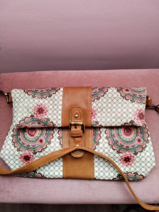 Bolso de mano estampado floral