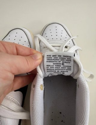 Nike Air Force 1 Blancas y Negras Talla 36