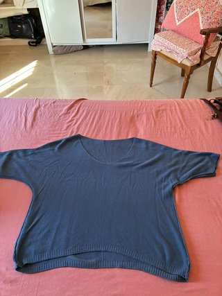 Conjunto jersey y falda de rayas