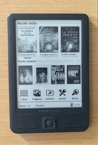 Libro electrónico Energy Sistem Negro