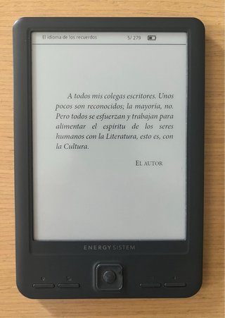 Libro electrónico Energy Sistem Negro