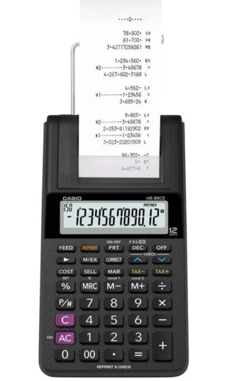Calculadora Impresora Casio HR-8RCE