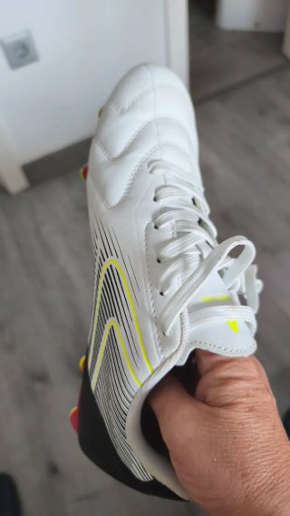 Botas de Fútbol Blancas, Marca Boomerang n. 38/39