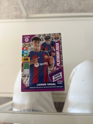 Carta Fútbol Lamine Yamal Panini 2024