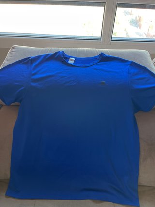 Camiseta de deporte azul talla XL