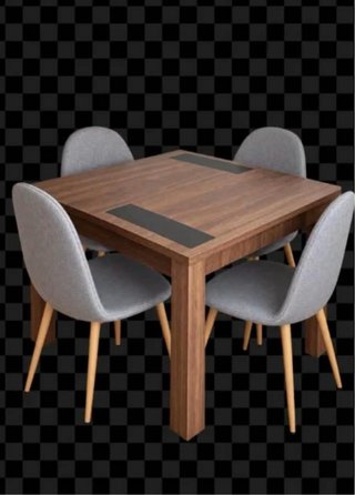 Mesa de comedor y 4 sillas