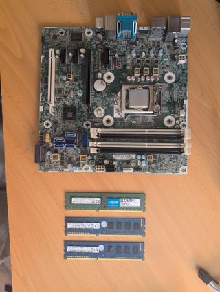 Placa Base HP + Intel i5-4570 + 16GB DDR3