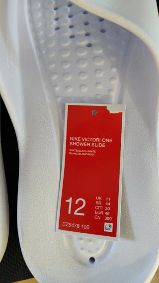 Chanclas Nike Victori One Blancas Talla 46