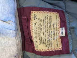 Chaqueta Alpha Industries Roja Talla M
