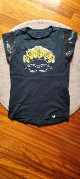 Camiseta Negra El sueño de Lola Talla S/M