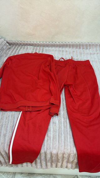 Conjunto Chándal Adidas Rojo Talla S