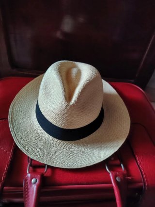 Sombrero Panamá ala corta