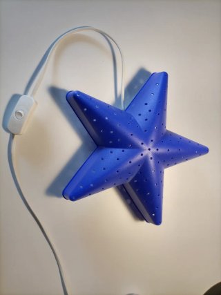 Lámpara Estrella Azul