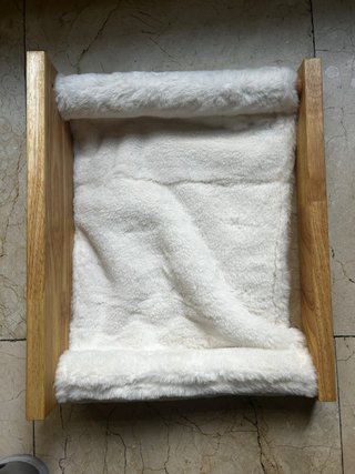 Cama colgante y escalera para gatos
