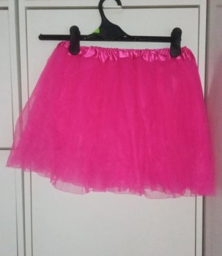 Falda tutú fucsia