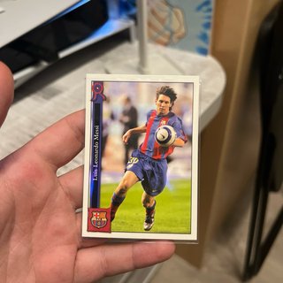 Cromo Leo Messi #602 Error Liga 2005-2006