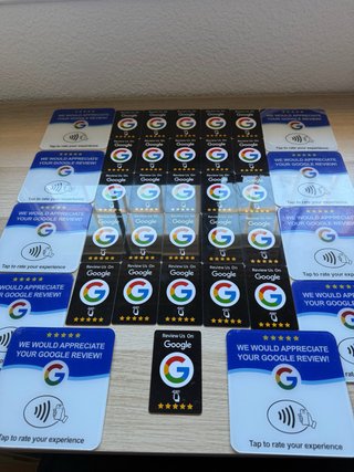 Tarjetas NFC Google Review