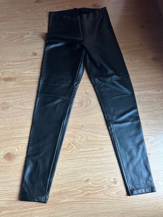 Leggings efecto piel Tezenis negros