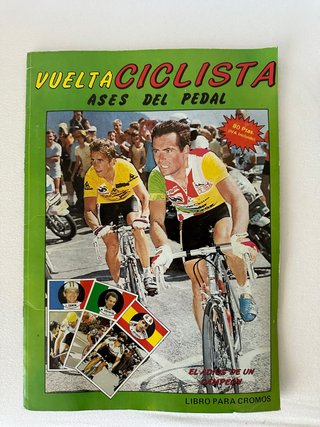 Álbum Cromos Vuelta Ciclista Ases del Pedal
