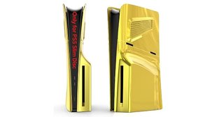 PS5 edición dorada con 2 mandos dorados