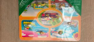 Puzzle infantil madera Kluger vehículos