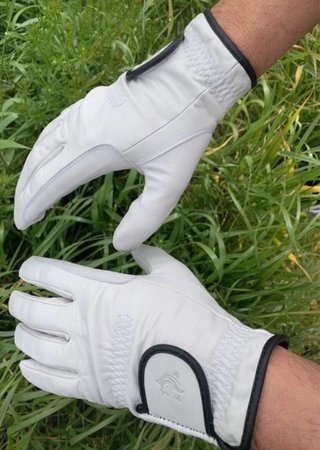 Guantes de equitación concurso piel de cordero
