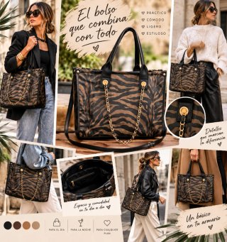 Bolso Estampado Animal Print