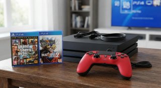 PS4 Pro 1TB + Controller Nacon + GTA 5 + DBX2