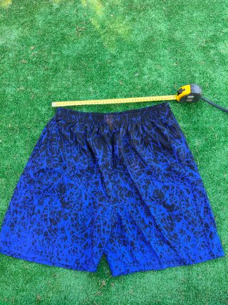 Bermudas Hombre Azul y Negro Talla XXL