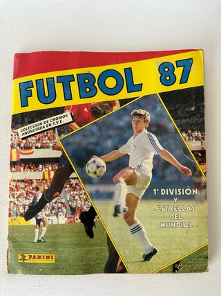 Álbum cromos Fútbol 87 Panini