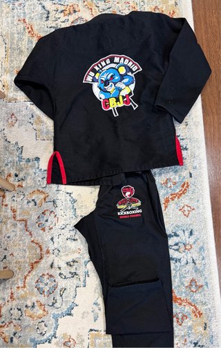Kimono de Jiu-Jitsu Negro Talla M